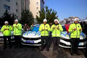 Çorum'a 21 Yeni Polis Aracı