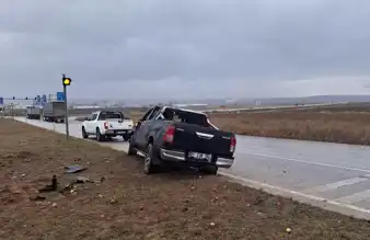 Alaca'da Pikap Kazası: 5 Yaralı