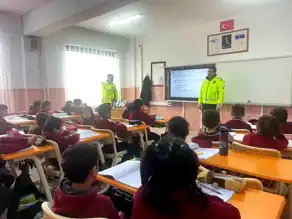 Alaca'da Öğrencilere Trafik Eğitimi
