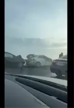 Kar Yağışı: 10 Araçlık Zincirleme Kaza!
