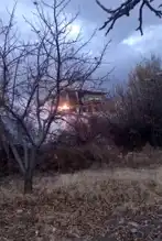Köyde Meyve Bahçesi Yandı
