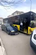 Çorum'da Otomobil-Otobüs Çarpışması: 2 Yaralı
