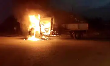 Seyir Halindeki Araçta Yangın!Çorum'da Dramatik Anlar