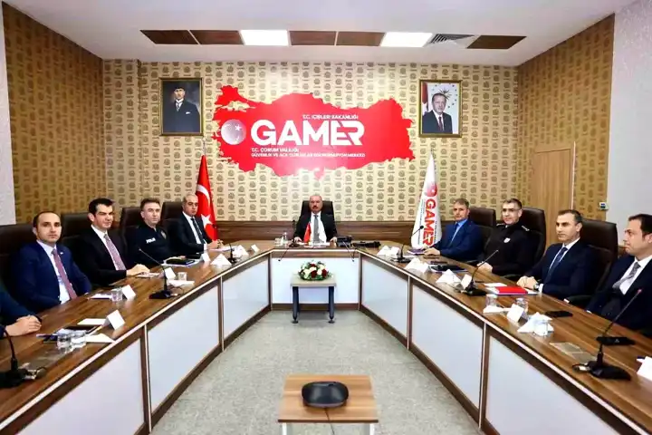Çorum'da Acil Durum Hazırlık Toplantısı