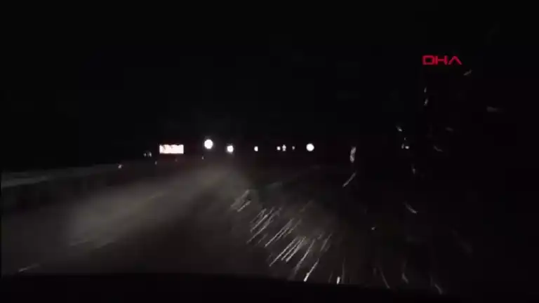 Kentin Yüksek Kesimleri Karla Kaplandı
